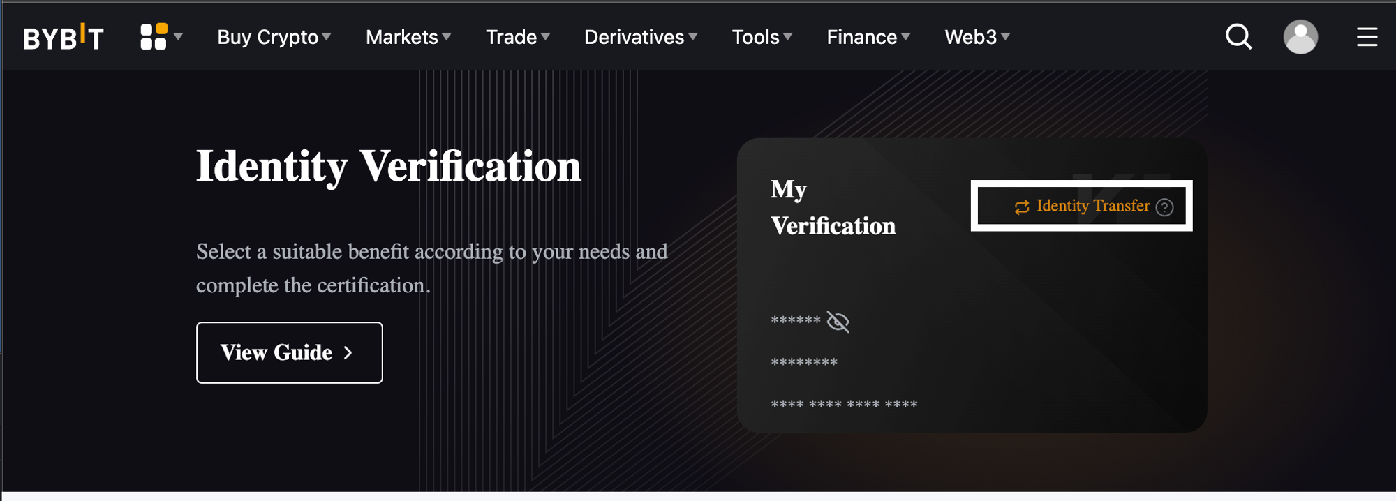 Bybit KYC Transfer